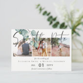 Carte Créez votre propre Mariage de verdure Eucalyptus p (Debout devant)