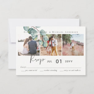 Carte Créez votre propre Mariage de verdure Eucalyptus p