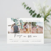 Carte Créez votre propre Mariage de verdure Eucalyptus p (Debout devant)