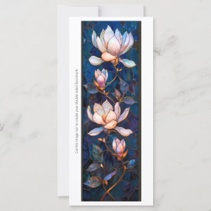 Carte Créez votre propre marque-page avec des magnolias