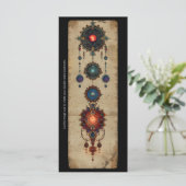 Carte Créez votre propre marque-page mandalas attrape-rê (Debout devant)