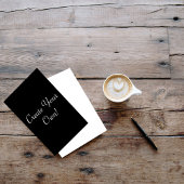 Carte Créez votre propre noir