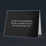Carte Créez Votre Propre Personnalisé<br><div class="desc">Personnalisez ce produit en ajoutant vos propres images et texte et en choisissant vos polices et couleurs préférées. Visitez Aviary Art sur Zazzle pour voir notre collection entière de produits de haute qualité faciles à personnaliser !</div>