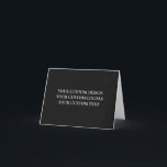 Carte Créez Votre Propre Personnalisé<br><div class="desc">Personnalisez ce produit en ajoutant vos propres images et textes et en choisissant vos polices et couleurs préférées. Visitez Aviary Art sur Zazzle pour voir notre collection entière de produits de haute qualité faciles à personnaliser !</div>