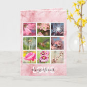 Carte Créez votre propre photo Collage Love (Fleur jaune)