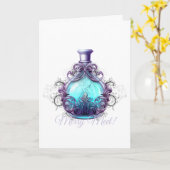 Carte Créez votre propre potion magique (Fleur jaune)