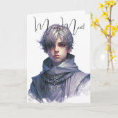 Carte Créez votre propre Prince violet (Fleur jaune)