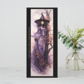 Carte Créez votre propre Signet de sorcière d'automne vi (Debout devant)