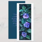 Carte Créez votre propre Signet de violets africains pei (Devant / Derrière)