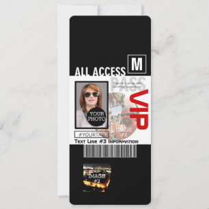 Carte Créez votre propre VIP Pass 8 façons de personnali