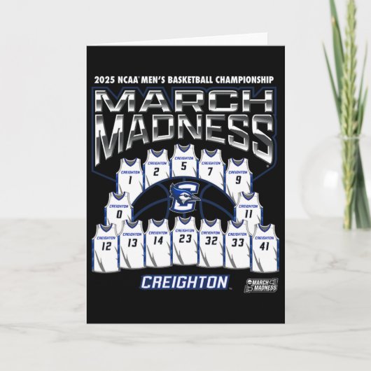 Carte Creighton March Madness 2025 Men's Sketll Nil  (Devant)