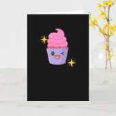 Carte Crème de glace douce Kawaii Alimentation (Fleur jaune)