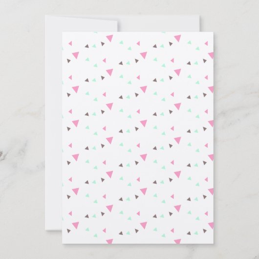 Carte Crème de glace Stand Confetti Anniversaire fête vi (Dos)