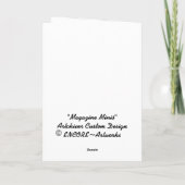 CARTE CRÈME "DE VAPEUR SE LEVANTE" DE CRU DE LA (Dos)