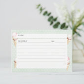 Carte Crème glacée et recette Pois (Debout devant)