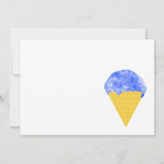 Carte Crème glacée - Nuage
