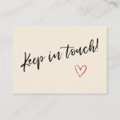 Carte Crème moderne, Little House "We ve Moved" (Dos)