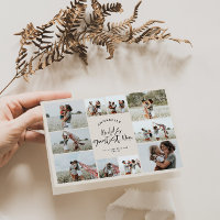 Crème naturelle multi photo mum typographie modern