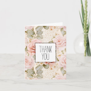 Carte Crème Roses Roses Roses Rose Flore Merci