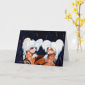 Carte Crested greeting cards (Fleur jaune)