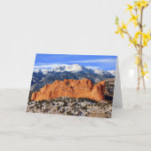 Carte Crête de brochets, Colorado Springs (Fleur jaune)