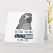 Carte Cri Chargement du gris africain (Fleur jaune)