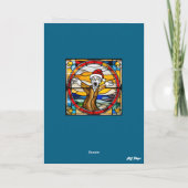 Carte Cri de Noël drôle de vacances (Dos)