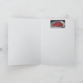 Carte Cri de Noël drôle de vacances (Intérieur)