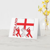 Carte Cricket Angleterre (Fleur jaune)