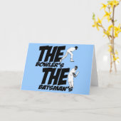 Carte Cricket drôle (Fleur jaune)