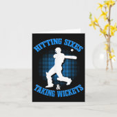 Carte Cricket drôle  (Fleur jaune)