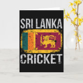 Carte Cricket du Sri Lanka (Fleur jaune)