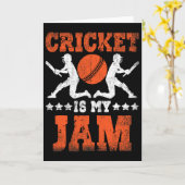 Carte Cricket Est Mon Jam Cricket (Fleur jaune)