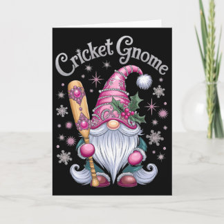 Carte Cricket Gnome Christmas Fun Cheer