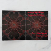 Carte Crimson Web : Danse fractale avec l'araignée de Re (Intérieur)