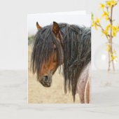 Carte Crinière de cheval (Fleur jaune)