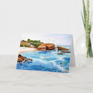 CARTE CRIQUE DE LA JOLLA, LA JOLLA, LA CALIFORNIE