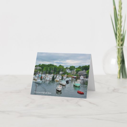 Carte Crique de Perkins dans Ogunquit, Maine (Devant)