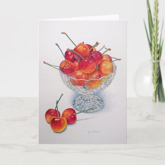 Carte Cristal cerise (Devant)