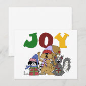 Carte Critter Joy Tshirts et cadeaux (Devant / Derrière)