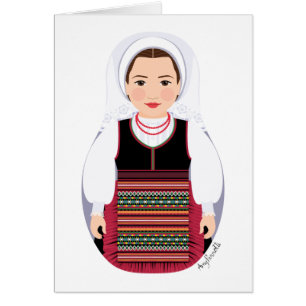 Carte croate Lika Brunette Matryoshka