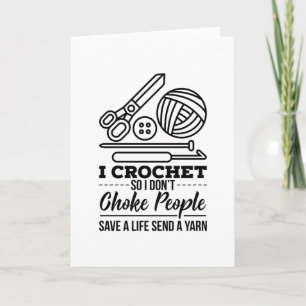 Carte Crochet Crocheteur Laine