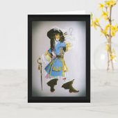 Carte Crochet de Peter Pan (Fleur jaune)