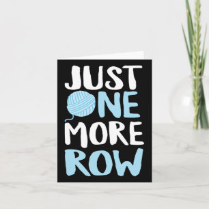 Carte Crochet Juste Une Rangée De Plus Fil Et Aiguille D