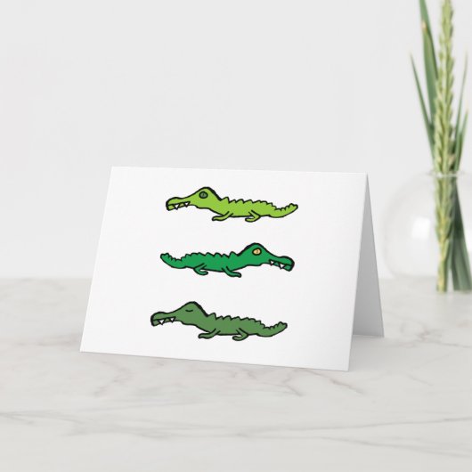 Carte Crocodile (Devant)