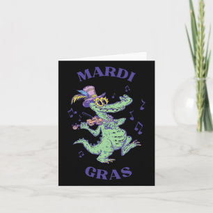 Carte Crocodile Mardi Grawr Costume Mardi Gras Gator Hom