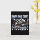 Carte Crocodilo italien Brainrot Bombardino (Fleur jaune)