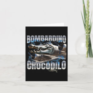 Carte Crocodilo italien Brainrot Bombardino
