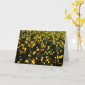 Carte Crocus de février (Fleur jaune)