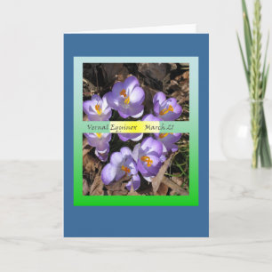 Carte Crocus de l'équinoxe 2012 vernal